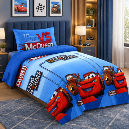 Cars Kids Printed Bedsheet