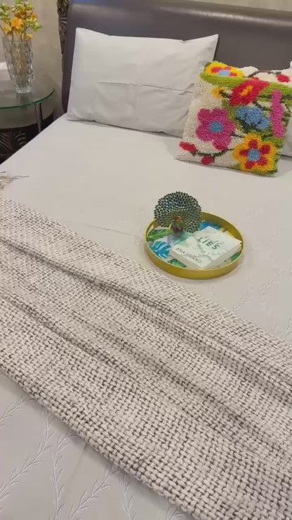 Oasis Azul Printed Bedsheet