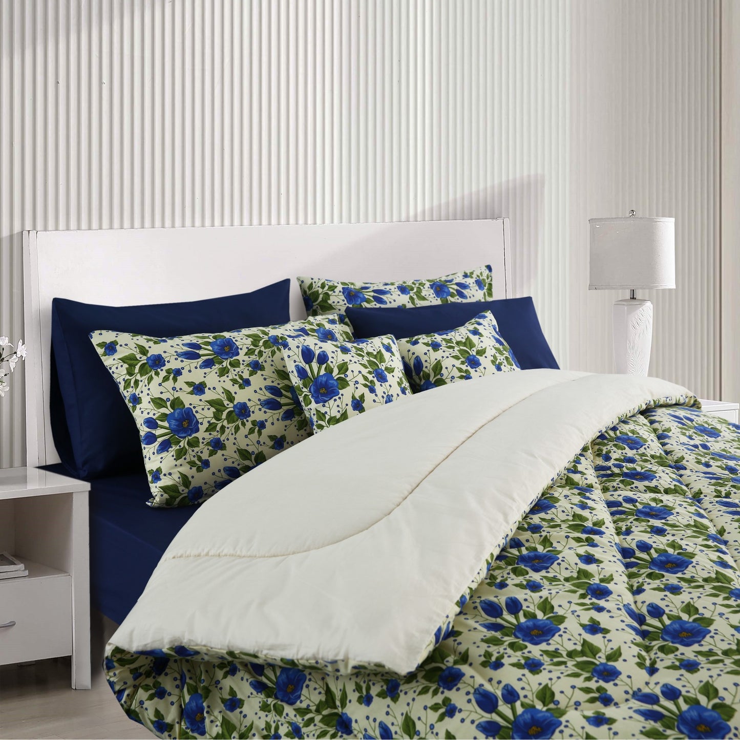 Comforter Set 8pcs - Sapphire